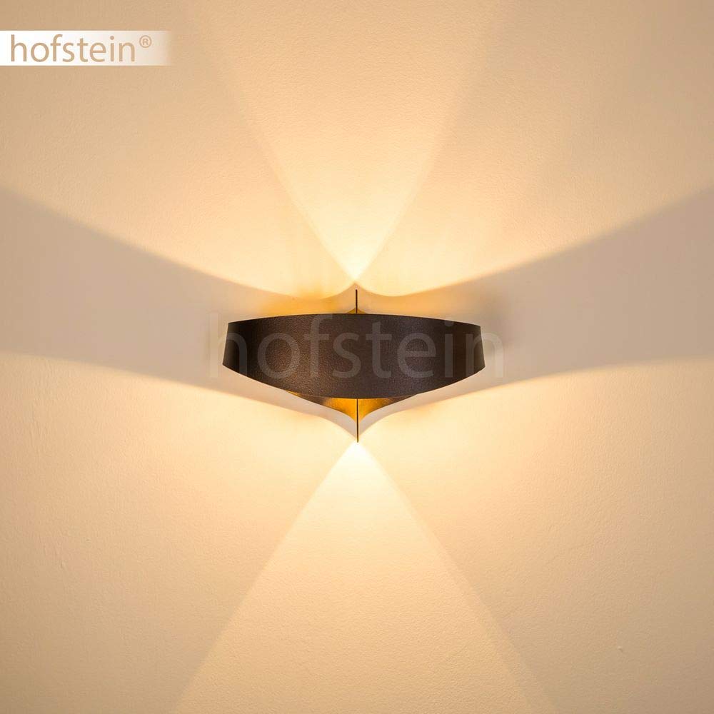 Moderne wandlamp donkerbrons - Transfer Groove
