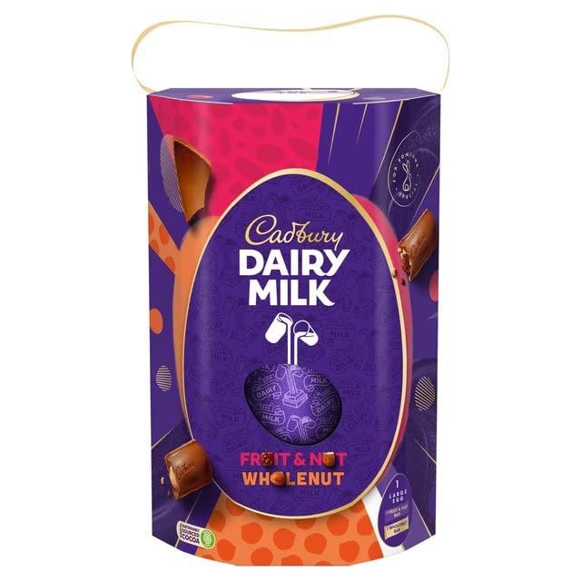 Cadbury Dairy Milk Fruit & Nut & Wholenut Easter Egg 249g