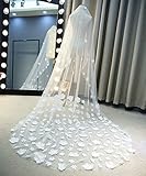 Material: Der Schleier besteht aus hochweritem Mesh Material, es ist weich, robust und hautfreundlich. Sie können es mit Vertrauen für Ihre Hochzeit auswählen.