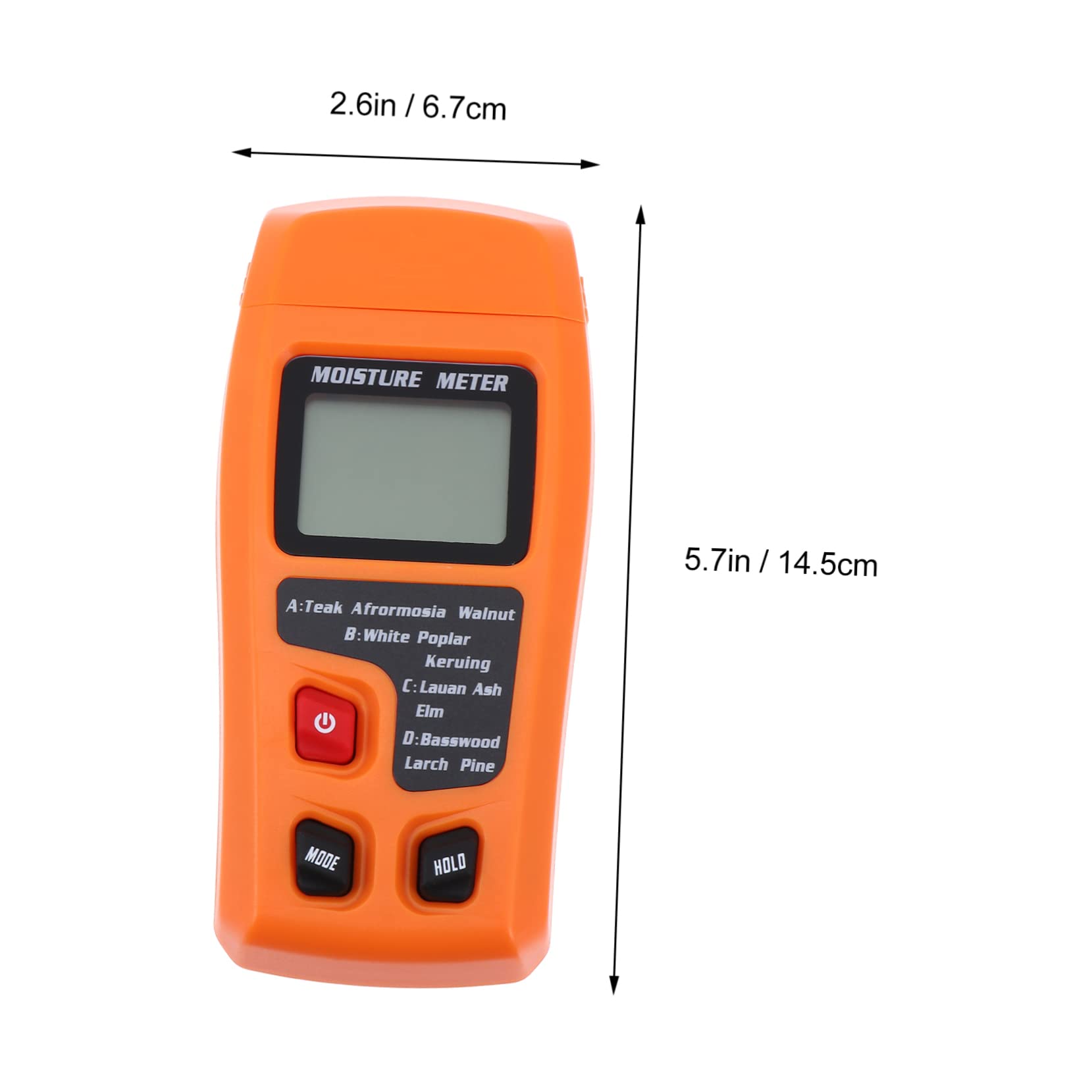 NULYLU 1pc Wall Moisture Meter Water Moisture Detector for Portable Easy-to-read Display