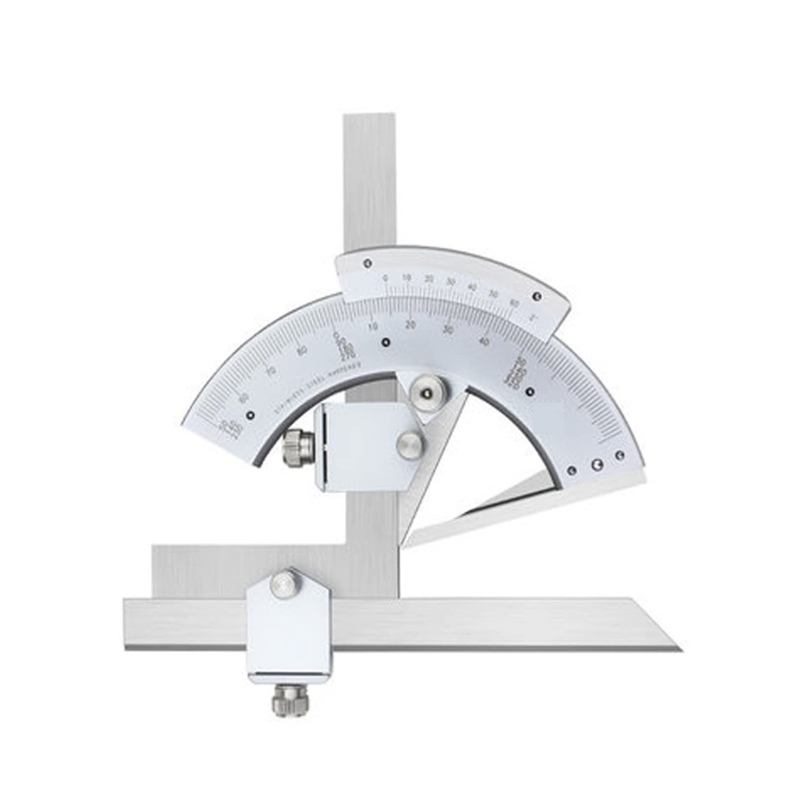 Universal Angle Ruler 0-320 Degree Stainless Steel Angle Measuring Instrument Protractor Angle Measuring Instrument