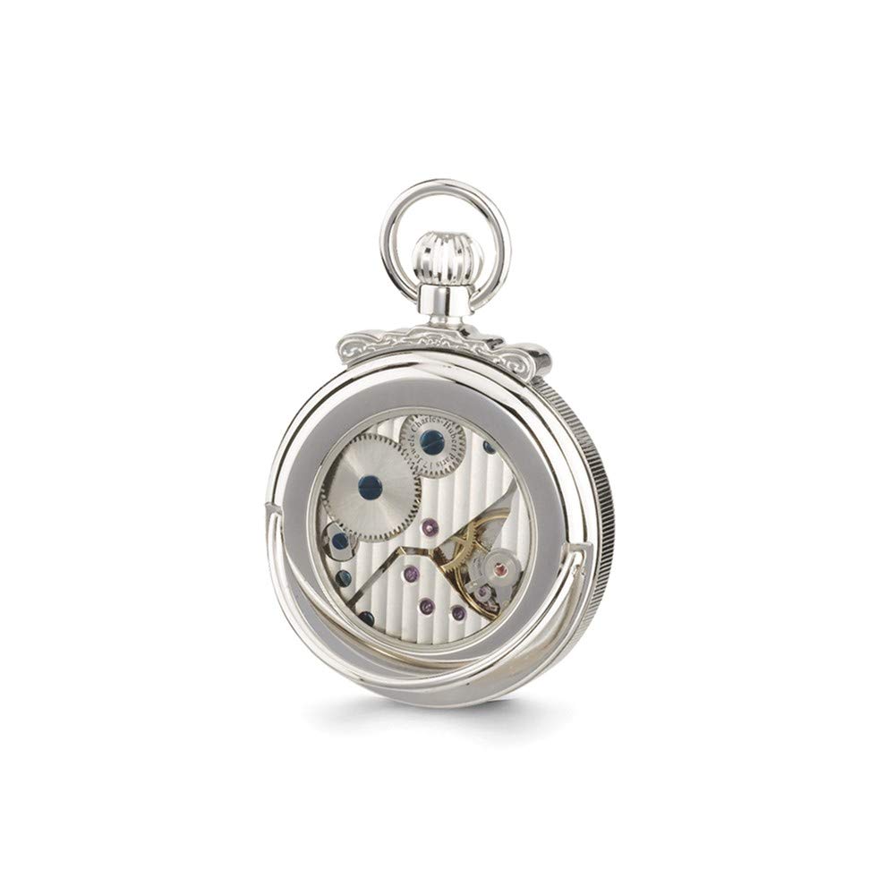 Sonia Jewels Charles Hubert Finish Off-White Dial Open Face Pocket Watch 14.5