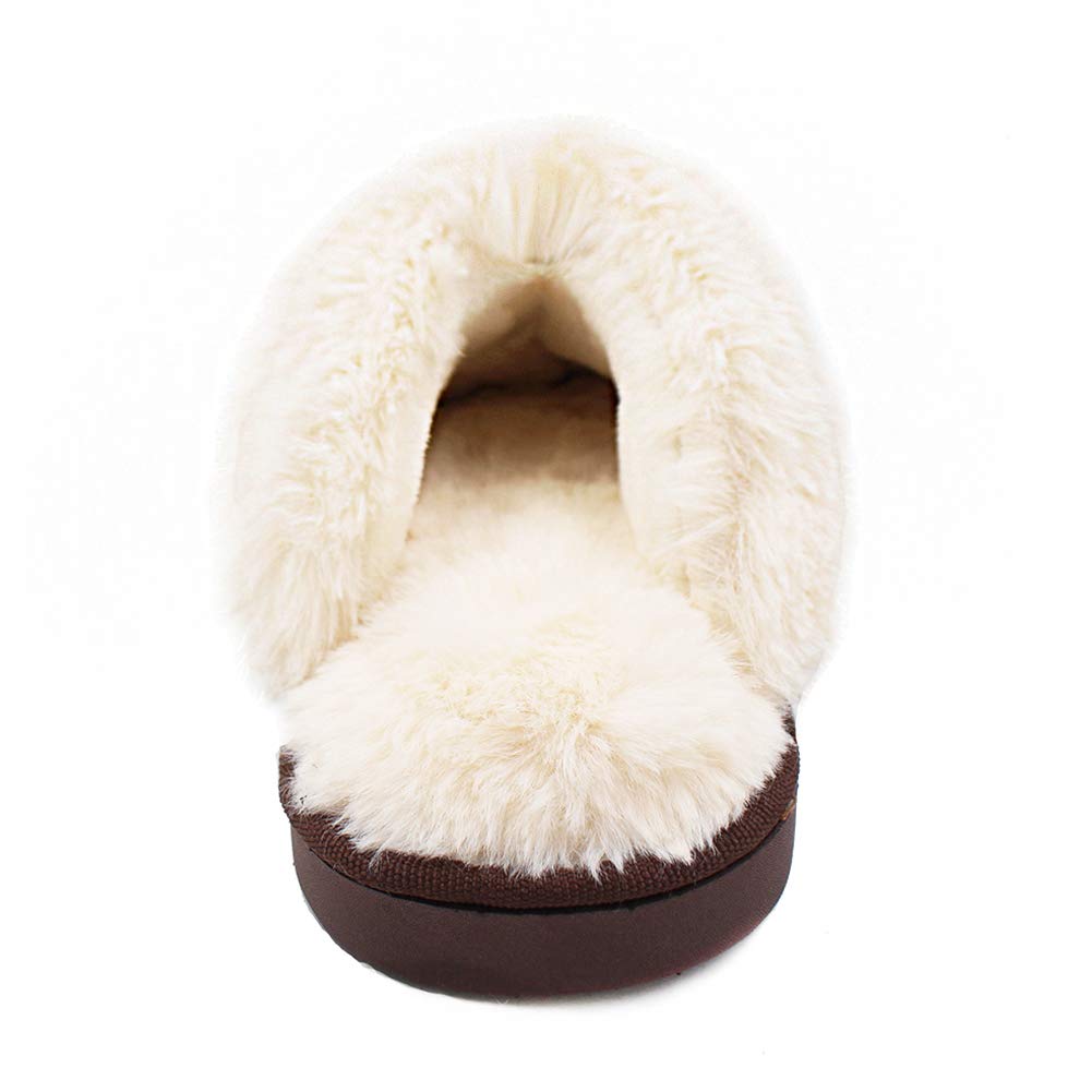 Womens Slippers Soft Plush Warm House Shoes Anti-Slip Fluffy Fur Indoor/Outdoor Slippers