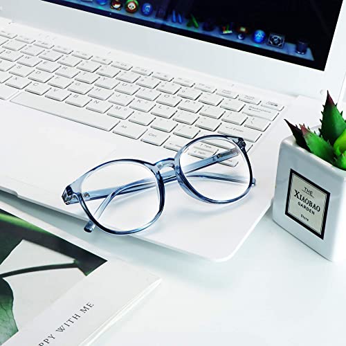 Image of VisionGlobal 6 Pairs Blue Light Blocking Glasses /Reading Glasses for Women /Men, Fashion Eyewear Frame