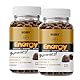 Weider Duo Pack Energy Caffeine Gummies (2x80 Stück) Cola-Geschmack, Koffein-Gummis für Energie und Fokus, Mit Guarana, Taurin, Vitamin B und C, Zuckerfrei und Glutenfrei