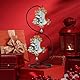 FOSINZ Ornament Display Stand Iron Hanging Stand Holder Hooks for Hanging Glass Globe Air Plant Terrarium Ball Christmas Ornament Home Wedding Decoration