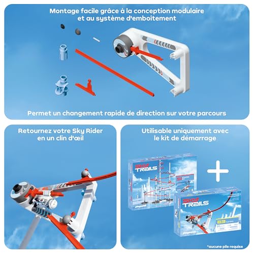 Sky Trails | Flip Rail | Jouet de Construction pour des Parcours dynamiques & de 'action | Construis ta Propre Aventure avec des éléments de Flip passionnants | 71971 - vue 4