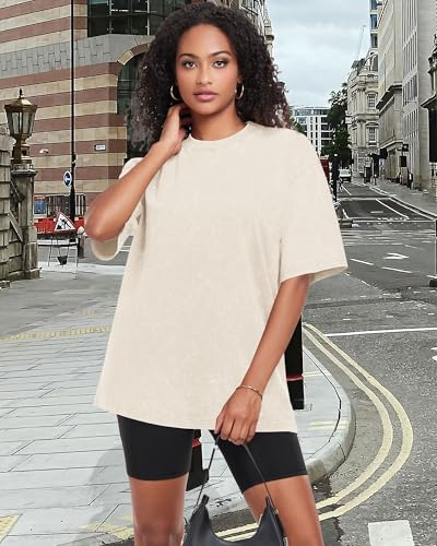 Image of Oversized Tshirts for Men Short Sleeve Vintage Washed Basic Loose Tees 2026