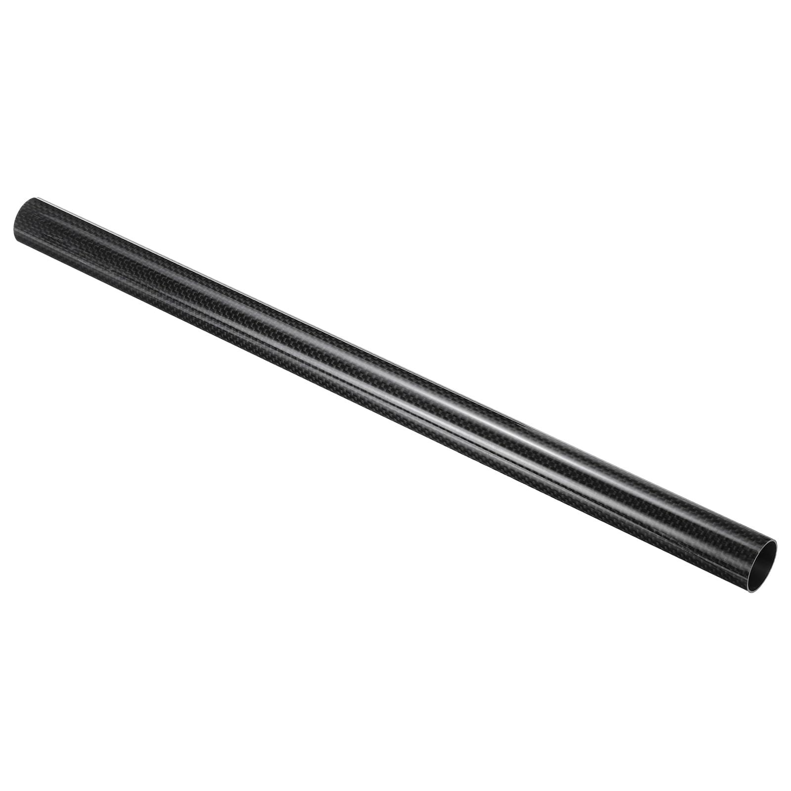QUARKZMAN 1Pcs Tube En Fibre De Carbone 23 X 25 X 420Mm Surface Brillante Rod 3K Enroulé En Fibre De Carbone naturelle Pour Avion Rc, Multicoptère, Quadricoptère