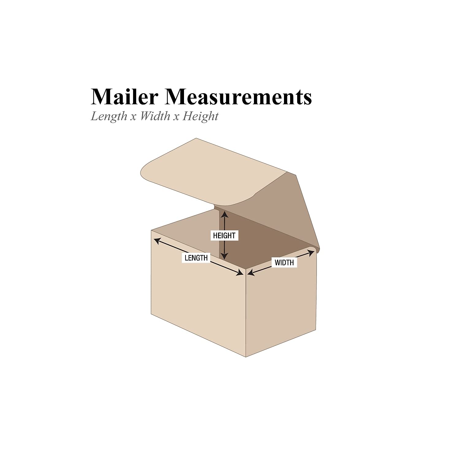 Aviditi Shipping Boxes Small 4"L x 4"W x 2"H, 50-Pack | Corrugated Cardboard Box for Packing, Moving and Storage