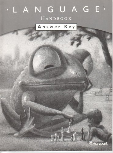 Language Handbook Answer Key, Grade 3