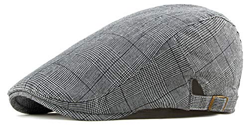 Mens Newsboy Gatsby Hat Vintage Beret Flat Ivy Cabbie Driving Hunting Cap for Boyfriend Gift