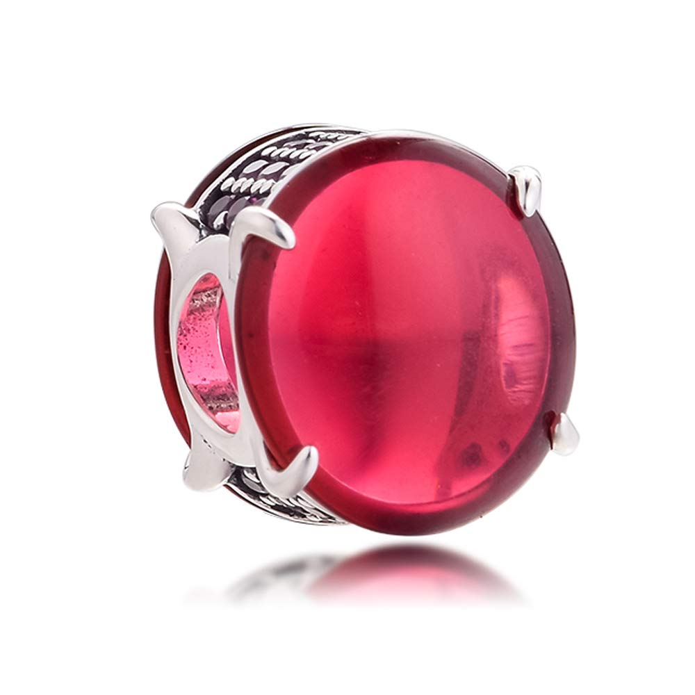 Abalorio de plata 925 ovalado compatible con pulsera Pandora 6