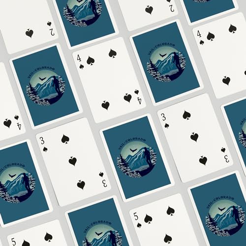 Baraja de Poker Vail Colorado 52 Cartas Adultos miniatura 4