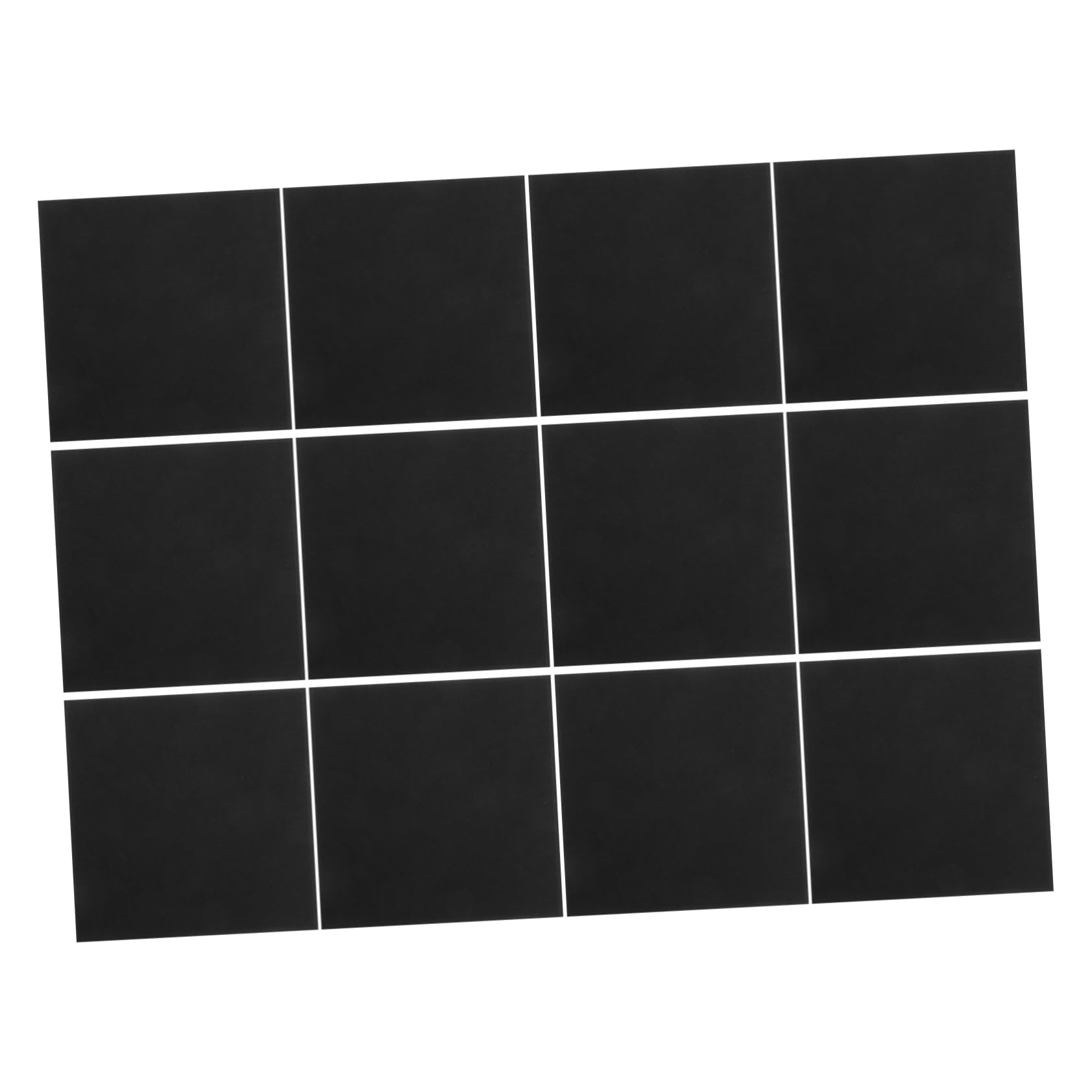 Panel Insonorizado Autoadhesivo 12 Piezas Negro Poliéster
