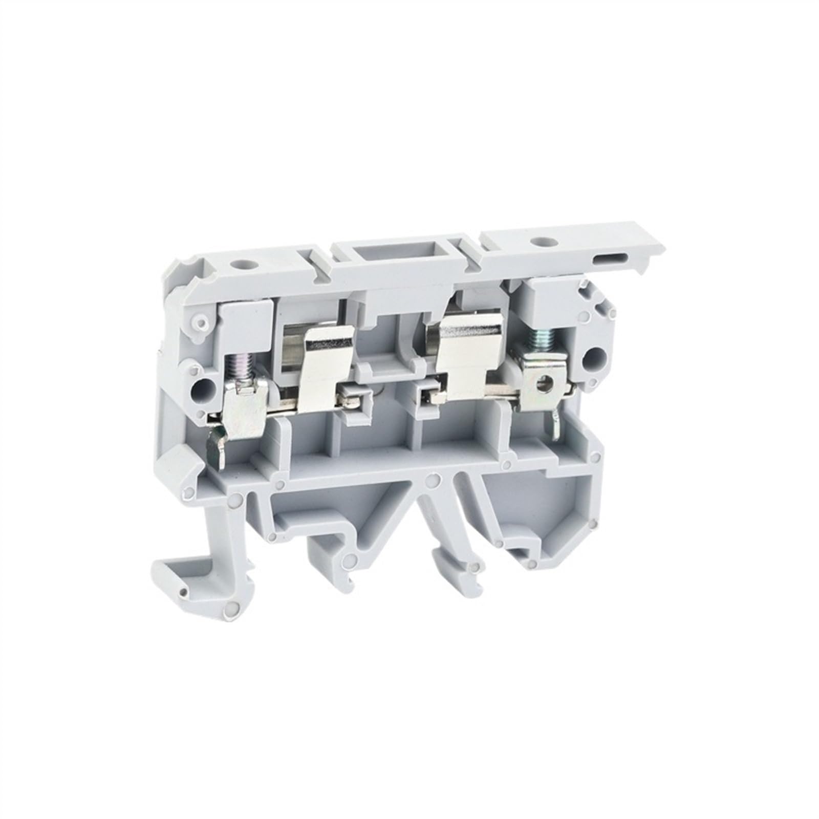 Connecteur de borne de fusible ASK 1EN, 4mm, Type SAK, connexion à vis, câble électrique, bornier Rail Din ASK1/EN, 10 pièces(Yellow,Without fuse)