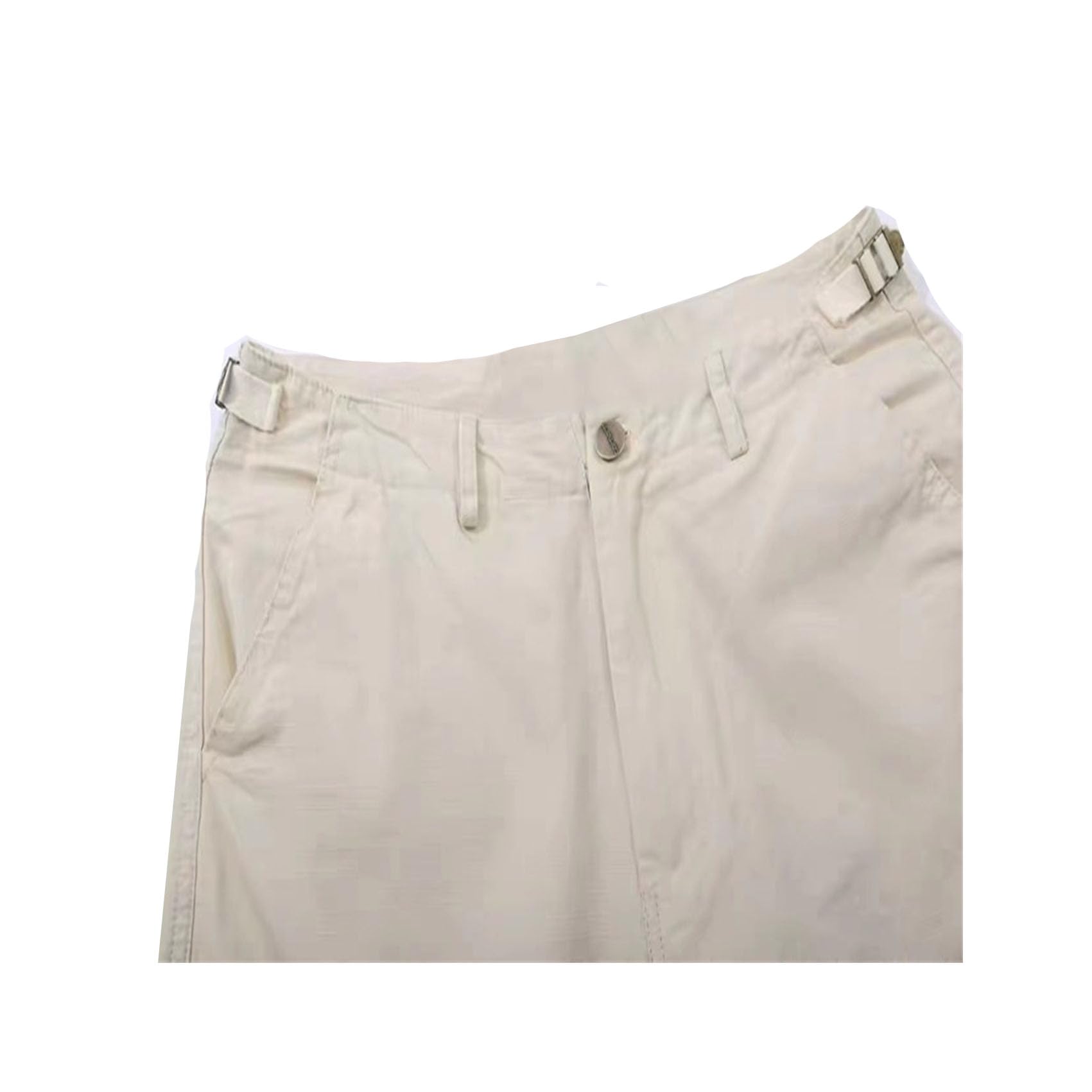 Generico Pantaloni di Lavoro Retro in Stile Coppia - Multi-Tasca, Casual Loose Fit, Manchetto Legato E Gamba Dritta, Unisex per Uomini E Donne