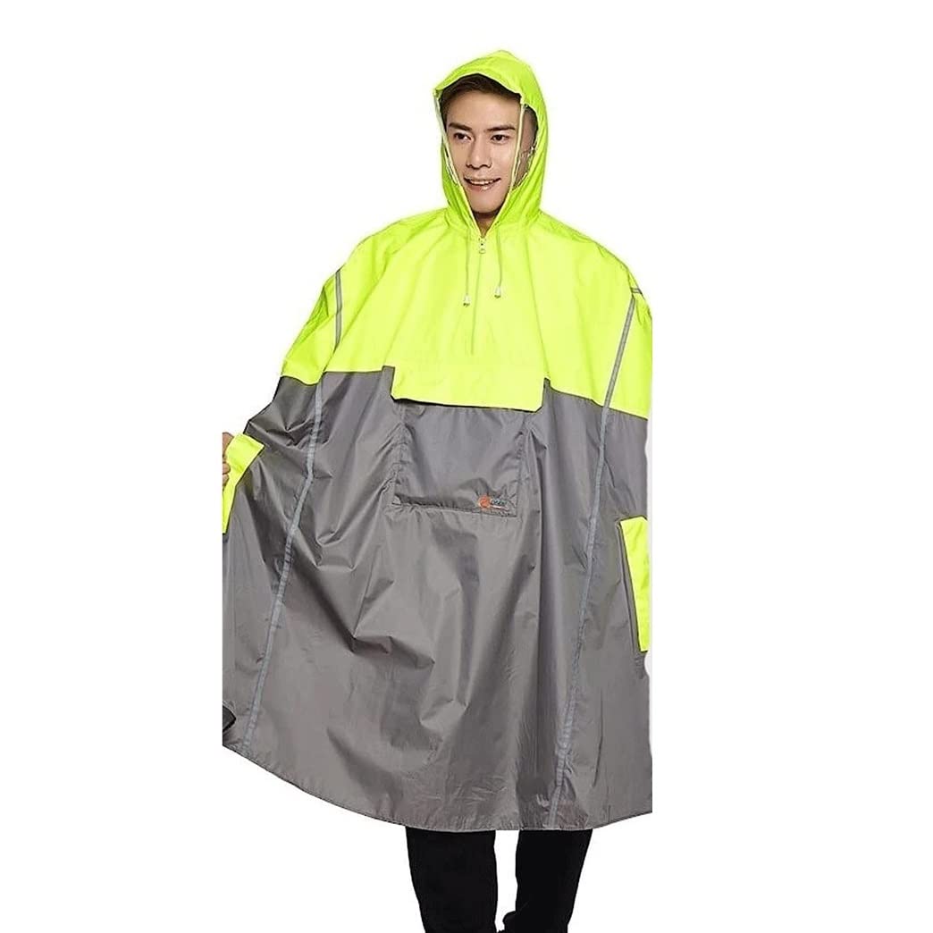IRYZE Impermeabile Poncho Impermeabili Giacca da Ciclismo per Uomo Donna Adulti Parapioggia Pesca Arrampicata Impermeabile Poncho Impermeabile (Color : Blue, Size : One Size)