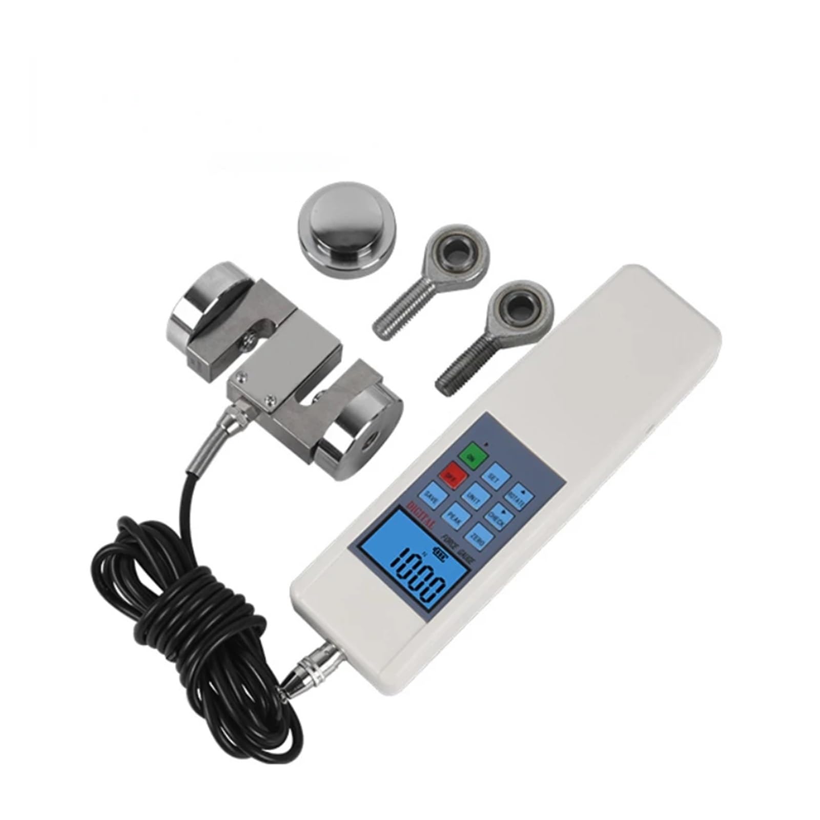Dynamometer, SH-1000N Digital Display Dynamometer Instrument and Push Pull Force Tester