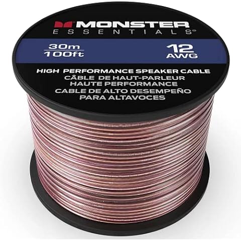 Monster XP CCA Speaker Wire 12 Gauge Cable Cover