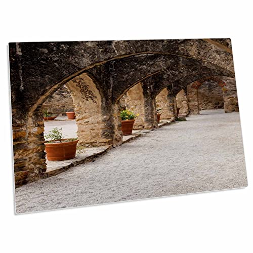 3dRose Archway en Mission San Jose Texas - Pad para Escritorio