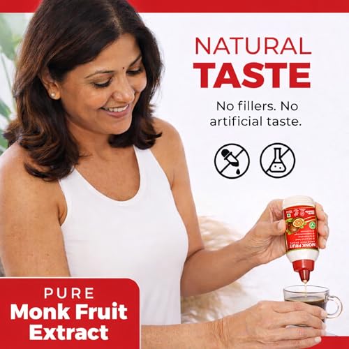 Image of Wesons Pure Monk Fruit Sweetner Extract Liquid Organic (10 ML) - 100x Sweeter Than Sugar - No Erythritol, No Chemicals - 100% Pure Monk Fruit Drops - Monk Fruit Sugar Liquid