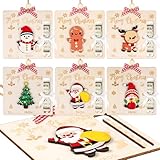 Porta contanti natalizio: ogni salvadanaio misura 10 x 10 cm, resistente e di lunga durata, perfetto per decorare scatole regalo di Natale e alberi