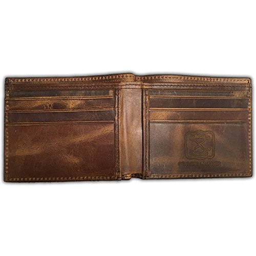 Twisted X Distressed Brown Bifold Wallet, Small3