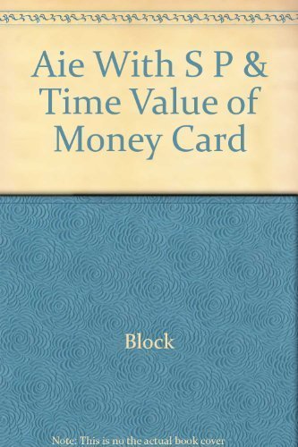 Foundations of Financial Management: With S & P and Time Value of Money Card, 13th Edition, Annotated Instructor's...