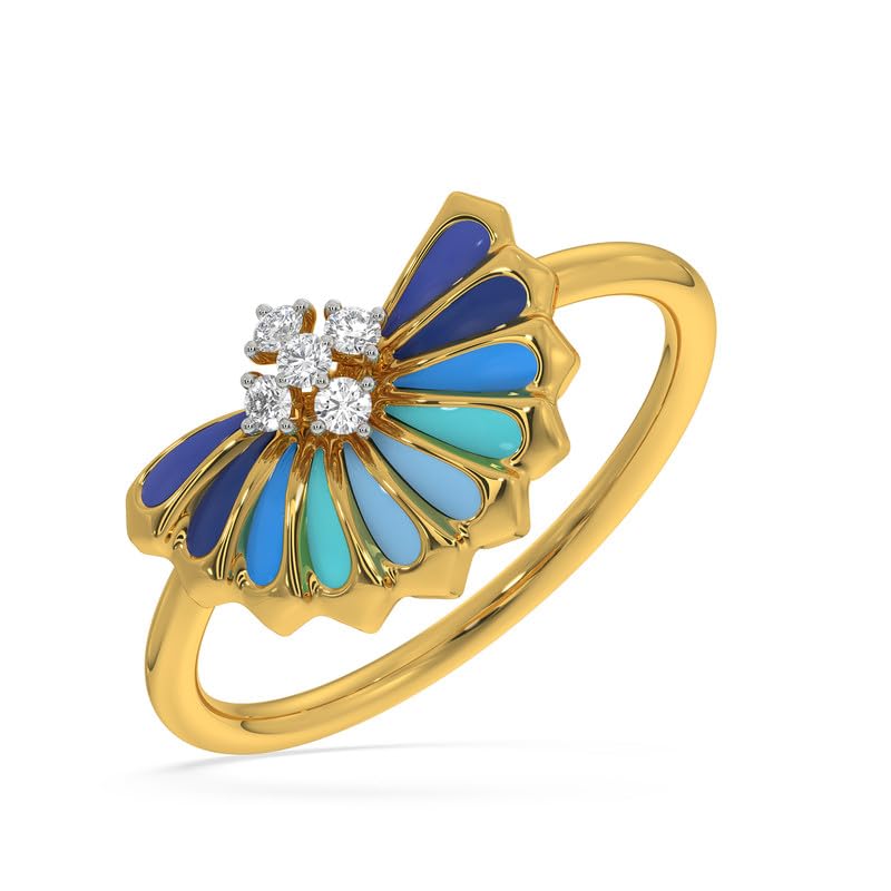 Image of KISNA Jewellery Fiona 14K|18K Diamond & Gold Ring For Women