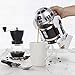 Noble Createaprototype NBCDY Hand Coffee Machine, Creative Robot R2D2 Mini Stainless Steel Filter Coffee Maker, Home Insulation Pressure Pot