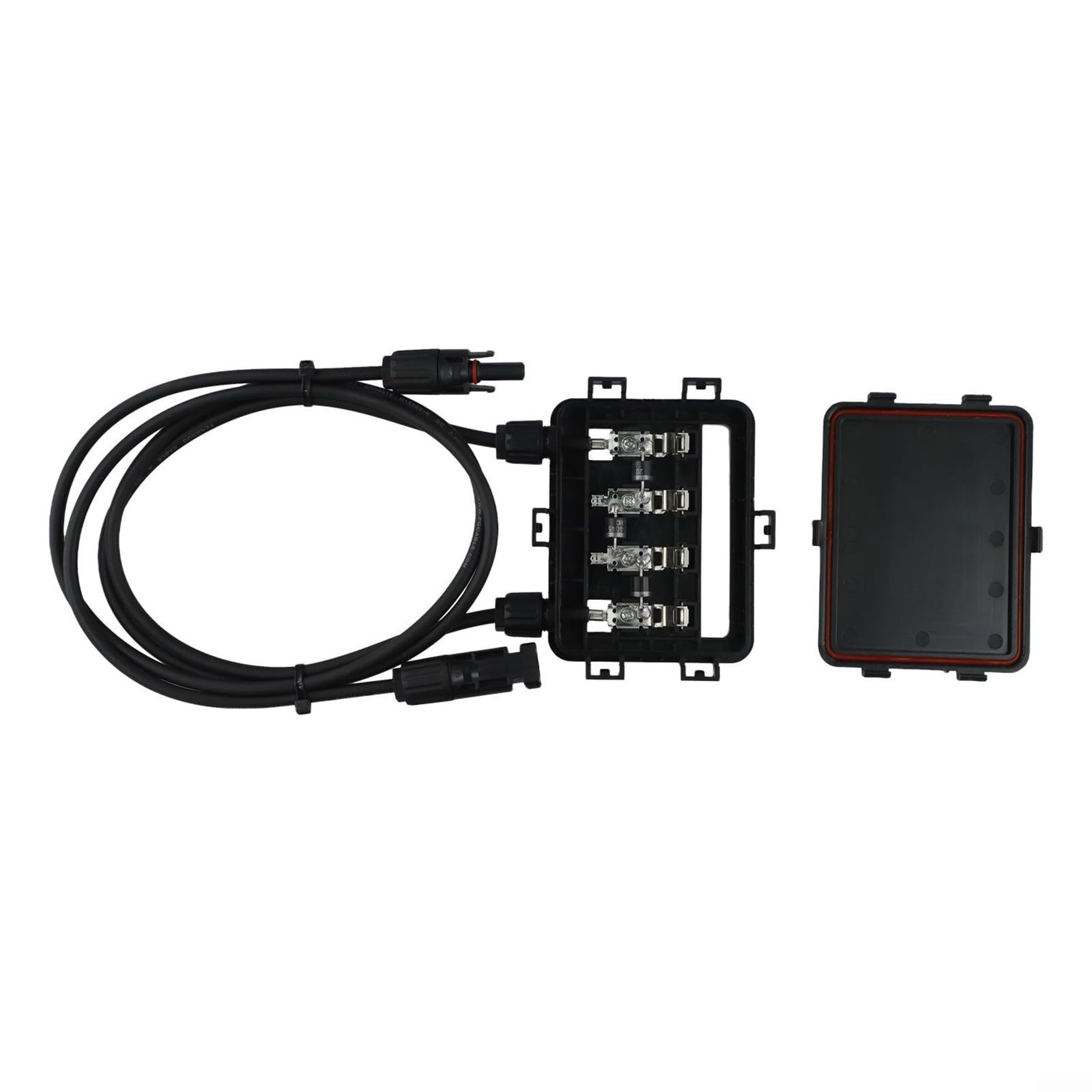 Scatola di derivazione solare PV, 1000 V DC, 180-300 W, IP65, impermeabile, robusta struttura in metallo e plastica per pannelli solari, facile installazione