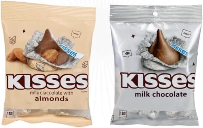 Kisses Almond & Kisses Milk Selection | Classic Retro American Candy