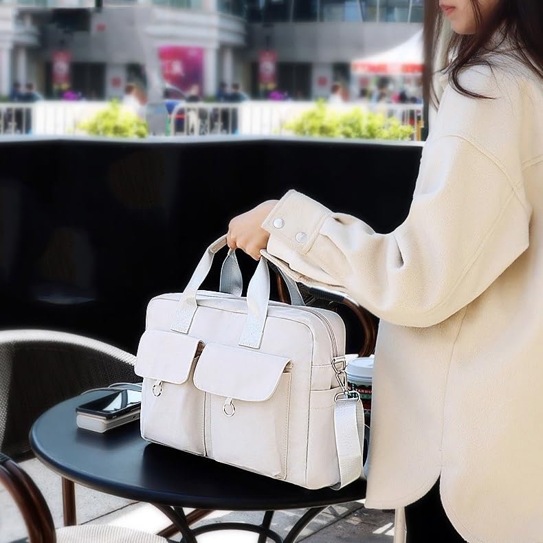 Waterproof Women Handbag Laptop Briefcase Business Travel Tote Men Large Messenger Shoulder Bag3