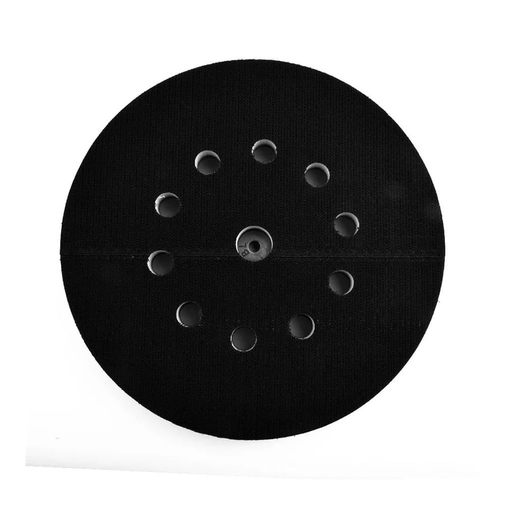 9 Inch 10-Hole Drywall Sander Backup Pad – Hook & Loop For Dustless Sanders, 6mm Thread