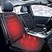 Produktbild Autositzbezüge Sitzauflag Auto Heizung Warm Winter Heizkissen für Auto Sitzheizung Auto Auflage 12v Beheizbare Autositzauflage Rutschfeste Autositzschoner Vordersitz Auto Zubehör (Schwarz, 1pc)