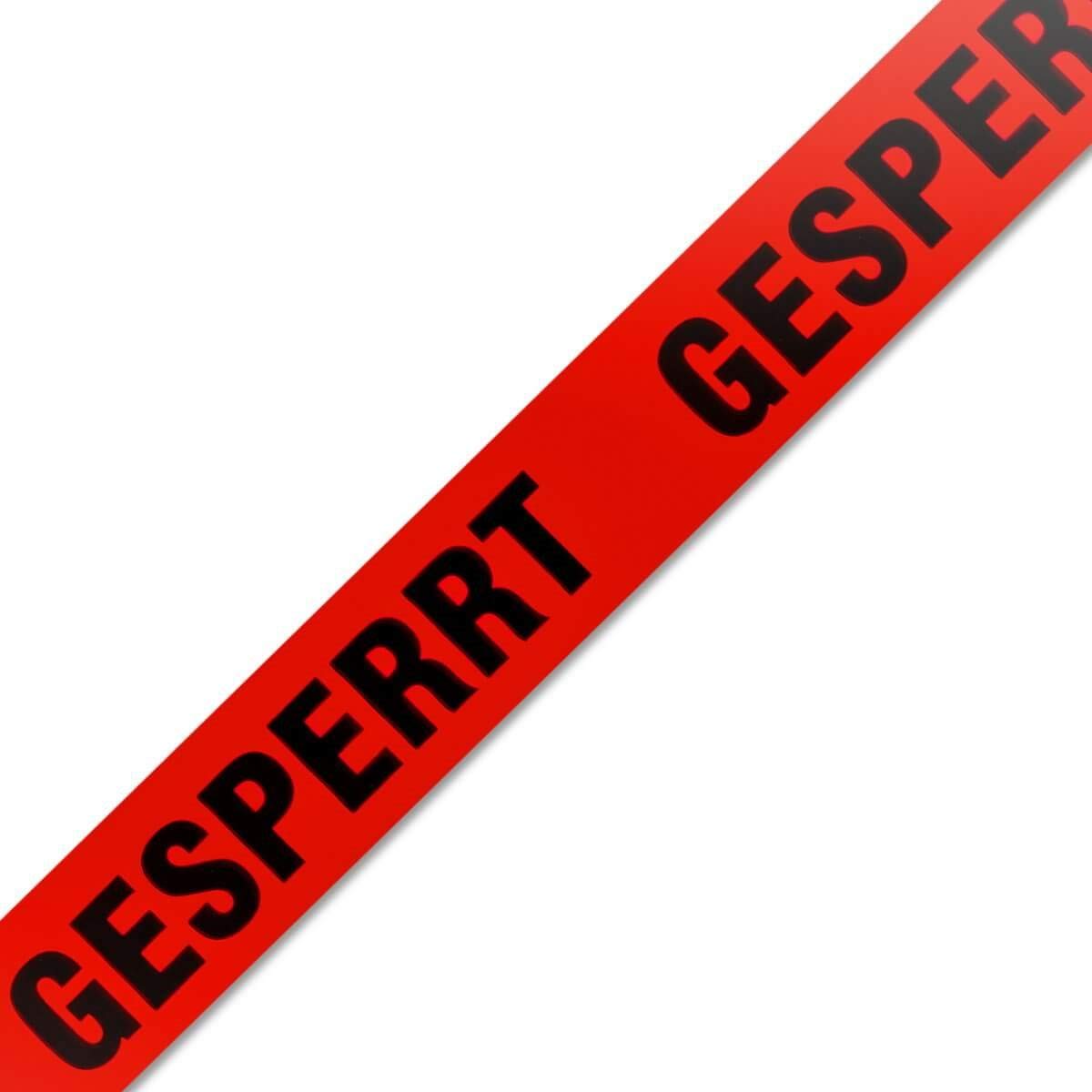 Nastro Adesivo Rosso "Bloccato" 50mm X 66m - 36 Rotoli | MASHPAPER | Avvertimento E Sicurezza Per Magazzino E Cantiere