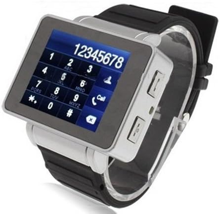 CNPGD Watch Cell Phone Mobile 1.8" Wide Touch Screen Mp3 Mp4 (Black)