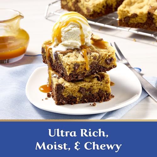 image for Ghirardelli Brownie Cookie Bar Mix, Premium Brownie Mix, Includes Choc