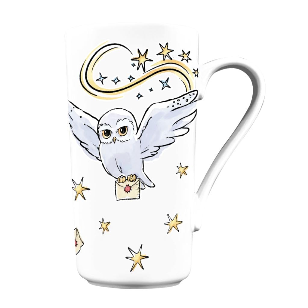 Pyramid International Harry Potter Grande Mug – 'Hedwig' Owl Artwork with Magical Styling – 16.7oz / 470ml – One Size