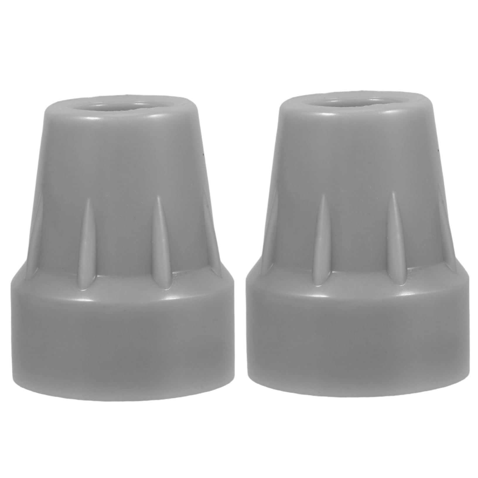 FOMIYES 2pcs Heavy Duty Anti-Slip Cane Tips Replacement Parts for Walking Sticks Crutches