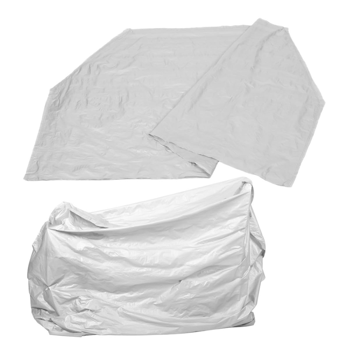 Funda para bicicleta y moto CLISPEED exterior impermeable blanca pack de 2 8