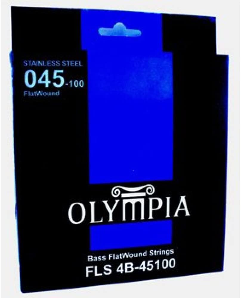 Sponsored Ad – Flatwound bass guitar strings stainless steel by Olympia 45-100 gauge