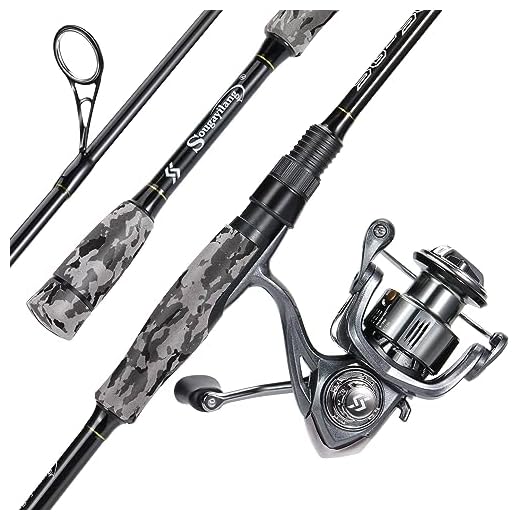Best fishing rod to use with umbrella rig Sougayilang Fishing Rod and Reel Combo