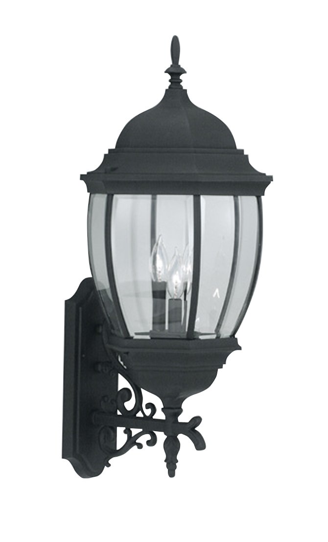 DESIGNERS FOUNTAIN2442-BK Tiverton Wall Lanterns, Black