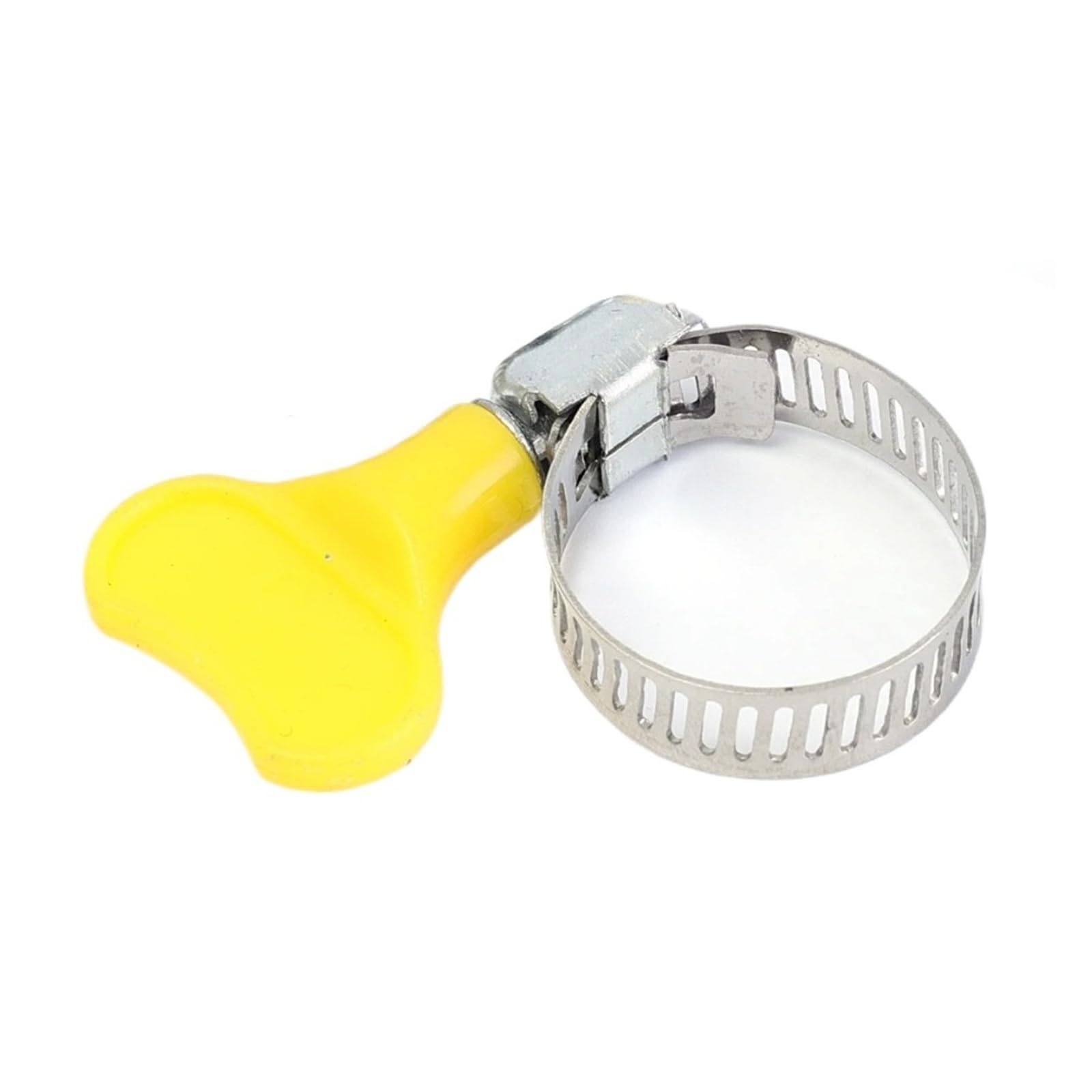Abrazaderas de manguera ajustables de acero inoxidable con mango de plástico, abrazaderas de sellado for tubo de combustible de Gas, tubería de agua, grifo, 100/10 Uds.(30PCS)