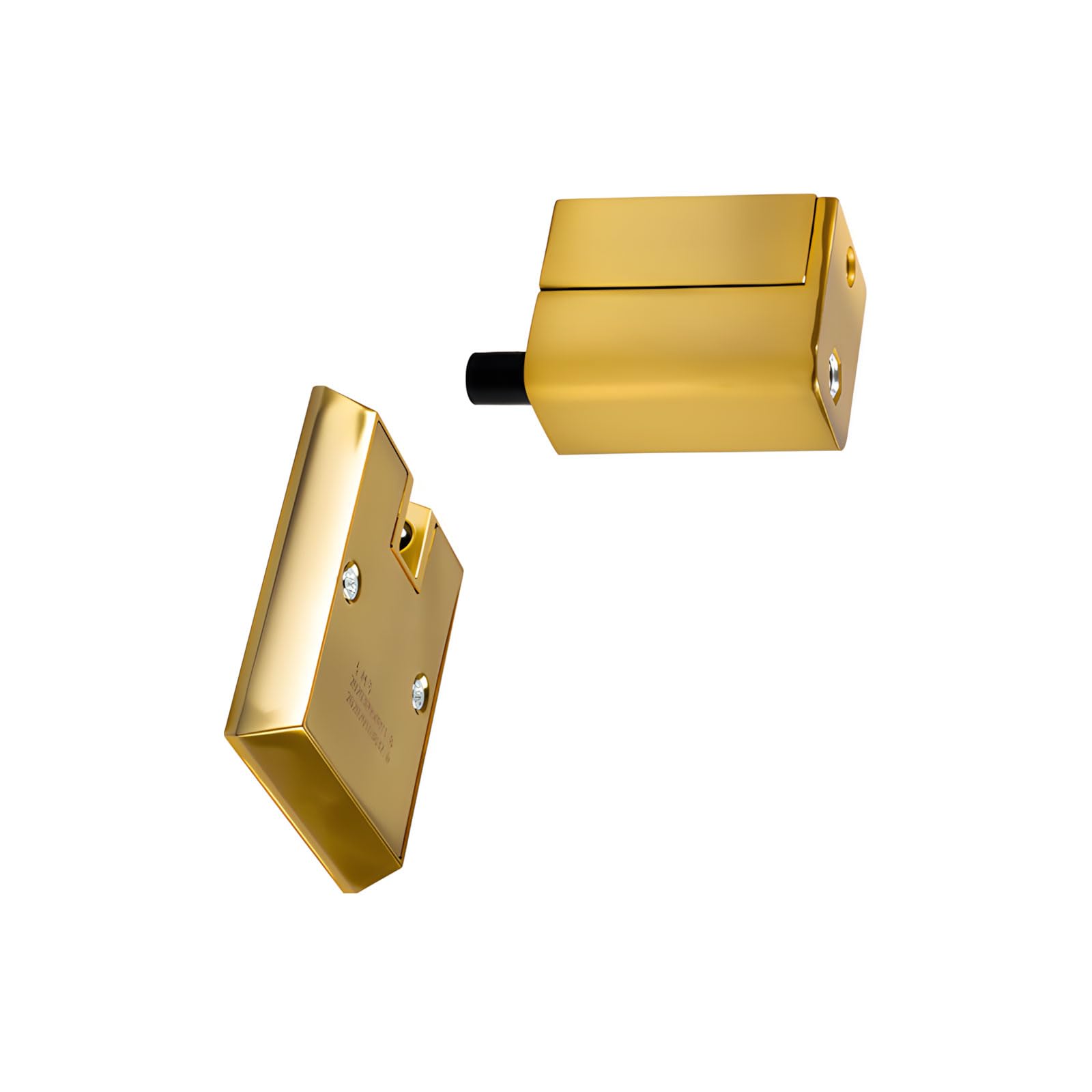 Hzbb Gold Consistent Alloy Mounted Door Stopper Quick Installation For Houses And Rentals Denial Tools Needed Indoor Door Stopper