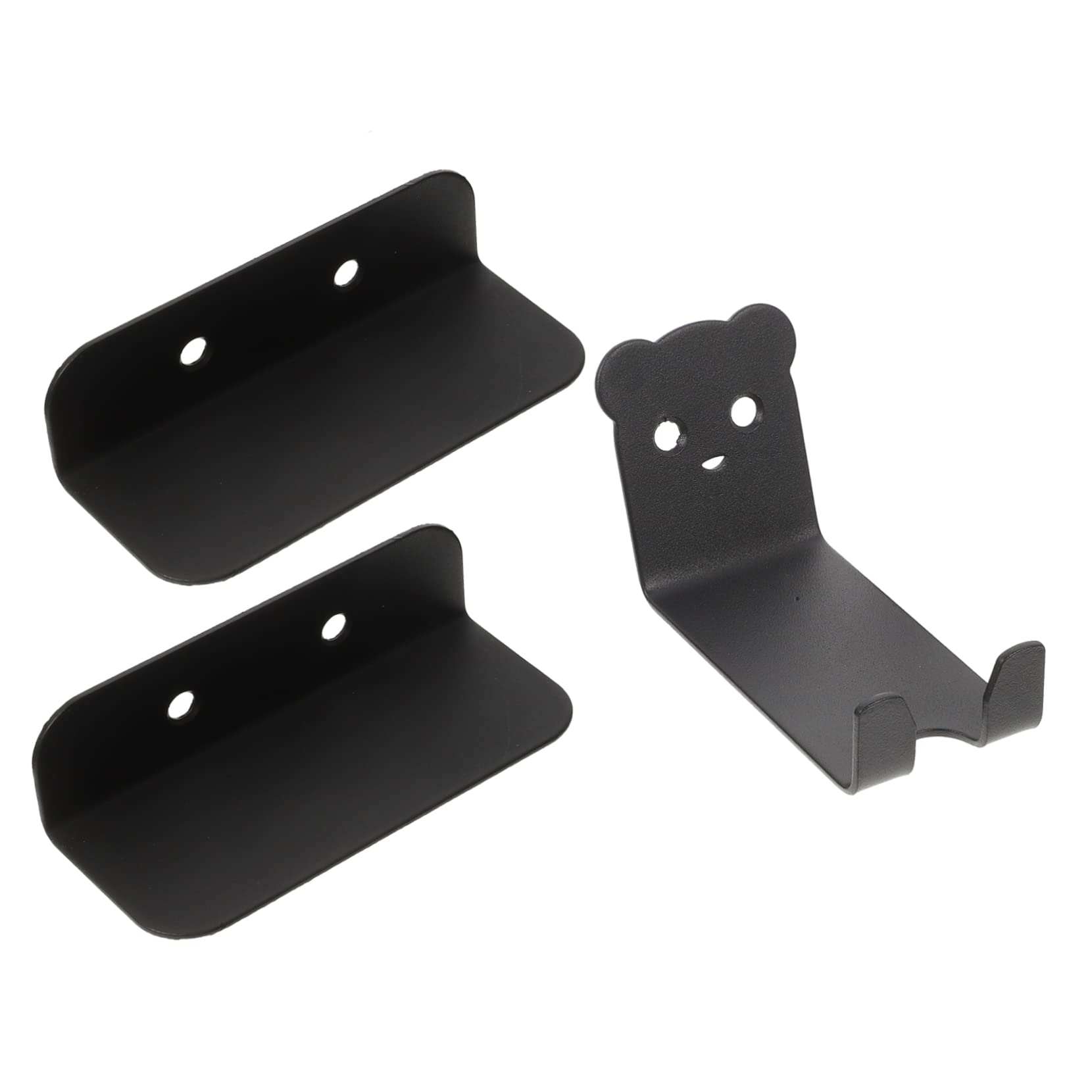 Soporte 1 Pared de Hierro Negro para Abs y Bicicleta Juego | Apto para Pedal, Formato Simple y Ligero, para Garaje, Diseño Portátil, Compatible Tipos Comunes de Bici
