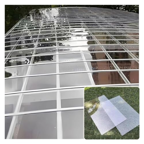 Panel Aislamiento Fibra Vidrio Cubiertas Techo Aislamiento a Prueba Lluvia Resistentes Vaho Moldeables Frío para Marquesinas Cocheras Patios Porches(1x10m/3.3x32.8ft)