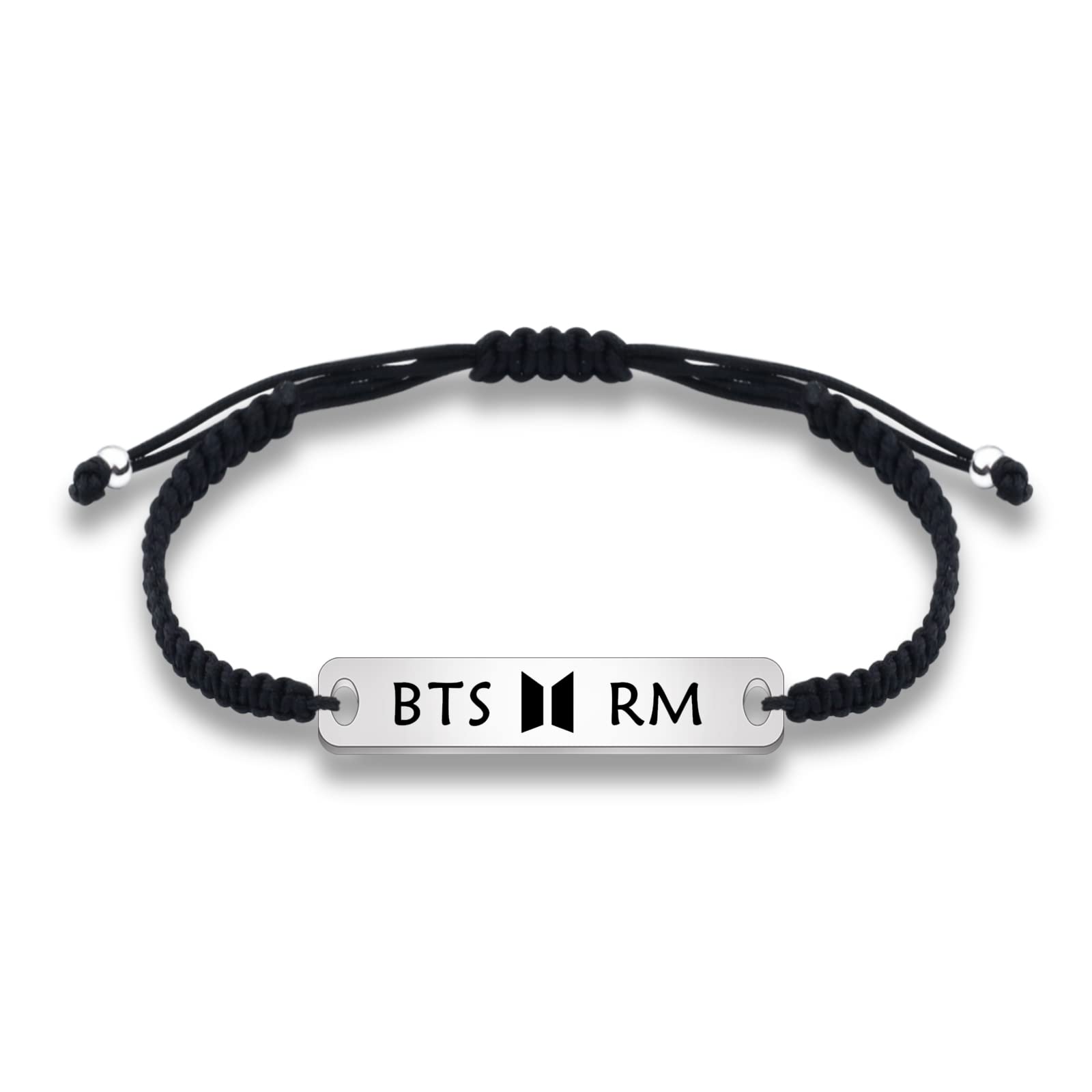 N\CNC Kpop Star Charm Bracelet Braided Rope Bracelet Set Love Yourself Army Bracelet Kpop Music Fans Gift Inspirational Gift